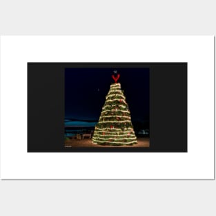 Lobster Trap Christmas Tree Rockland Maine 2021 Posters and Art